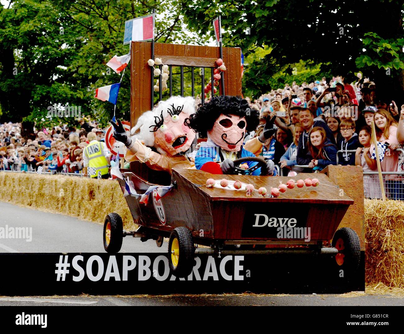 The Red Bull Soapbox Race 2015 Editorial Use Only Team Vive La Dave Take Part In The Red Bull