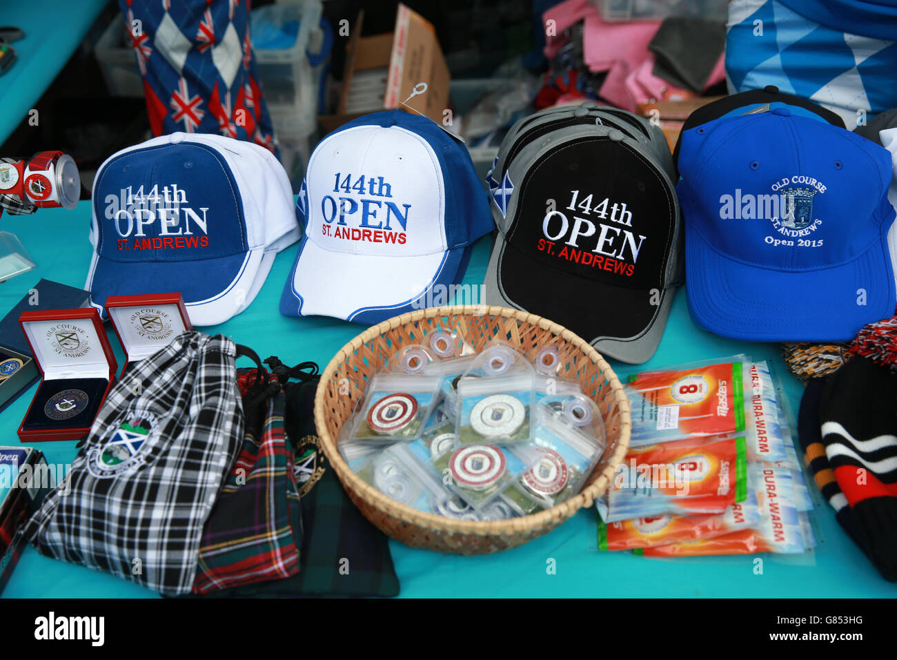 Golf merchandise for sale in st andrews hi-res stock photography and images  - Alamy