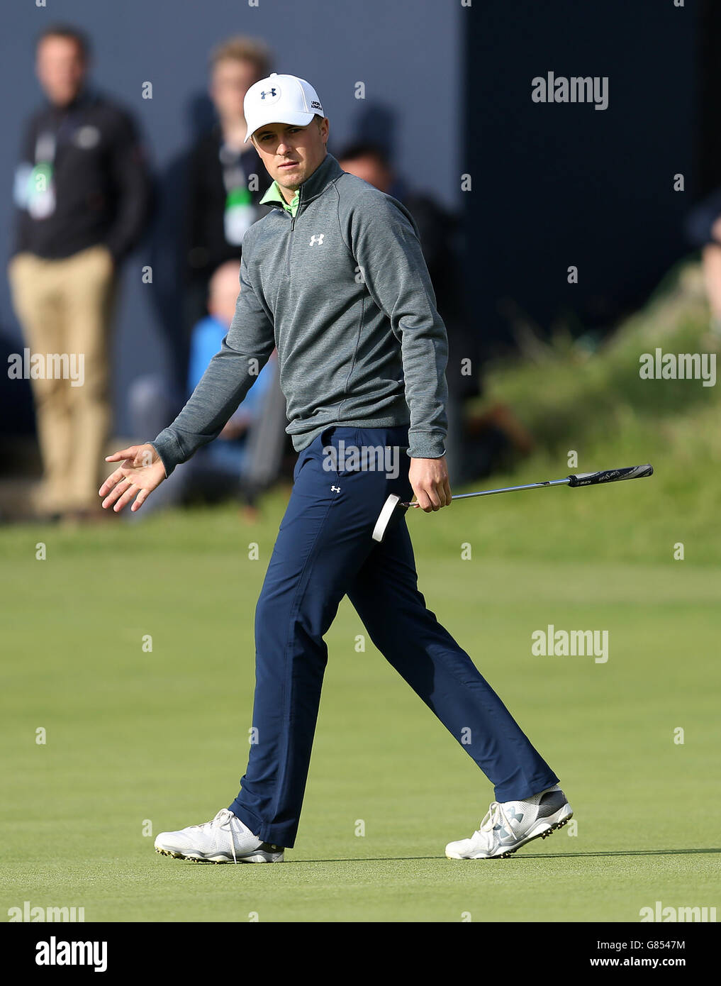 USA's Jordan Spieth during day three of The Open Championship 2015 at St Andrews, Fife. Stock Photo