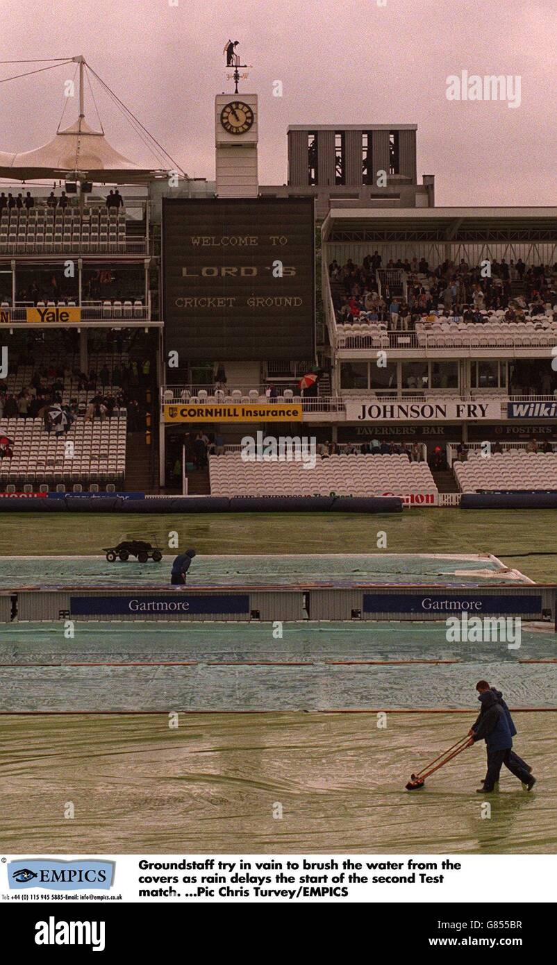 Cricket2nd Test MatchLords Stock Photo Alamy
