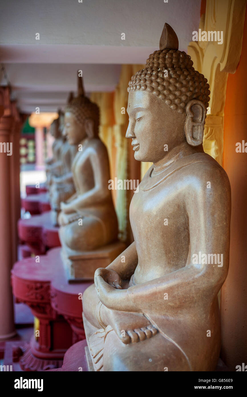 Buddhist statues Myanmar Stock Photo Alamy