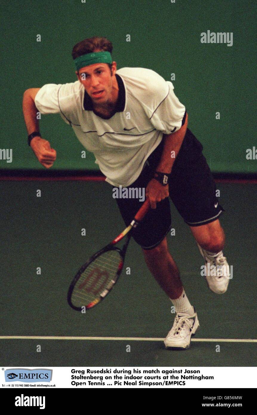 Tennis Nottingham Open Tennis Stock Photo Alamy