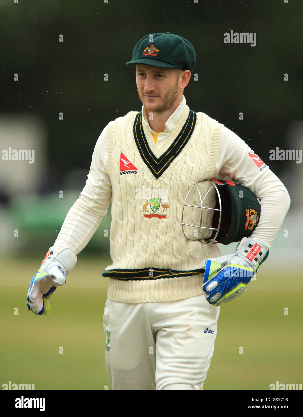 Australia's Peter Nevill during day two of the tour match at the 3aaa County Ground, Derby. PRESS ASSOCIATION Photo. Picture date: Friday July 24, 2015. See PA story CRICKET Derbyshire. Photo credit should read: Mike Egerton/PA Wire. Stock Photo