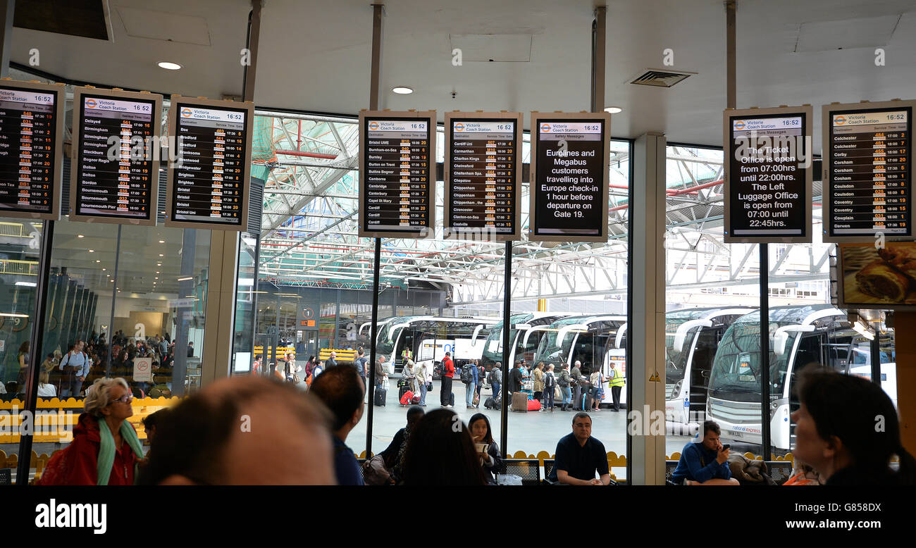 National Express Coaches Stock Photo Alamy