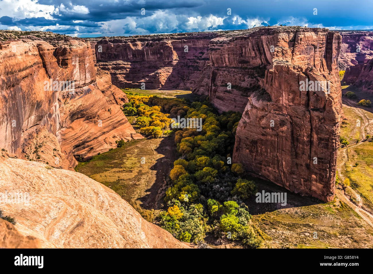 canyon de chelly national monument chinle AZ Stock Photo Alamy