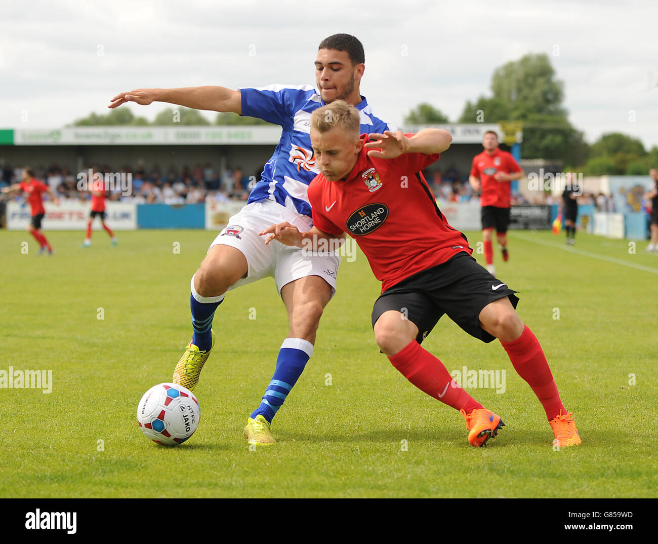 Nuneaton towns jack lane and coventry citys thomas hires stock