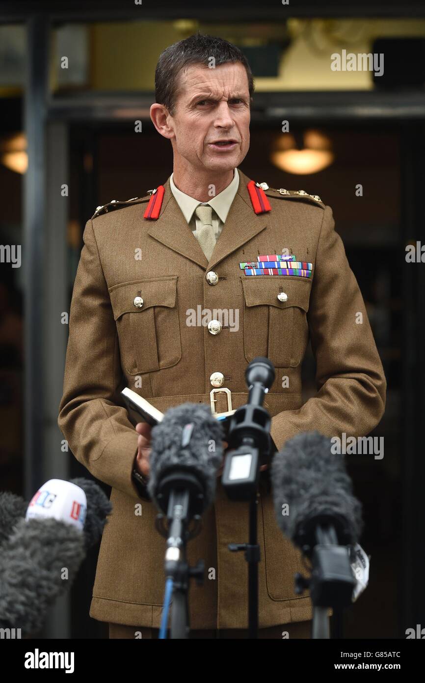 Brigadier John Donnelly, director of personal services at the Ministry