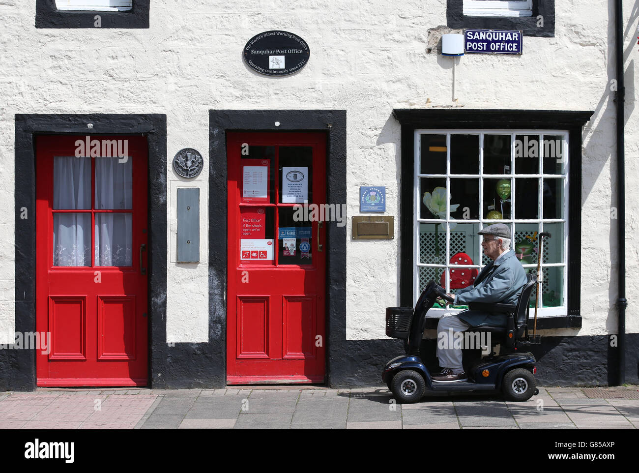 New postmaster worlds oldest post office hires stock photography and