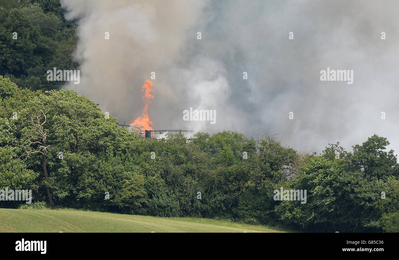 Cheshire mill explosion Stock Photo Alamy