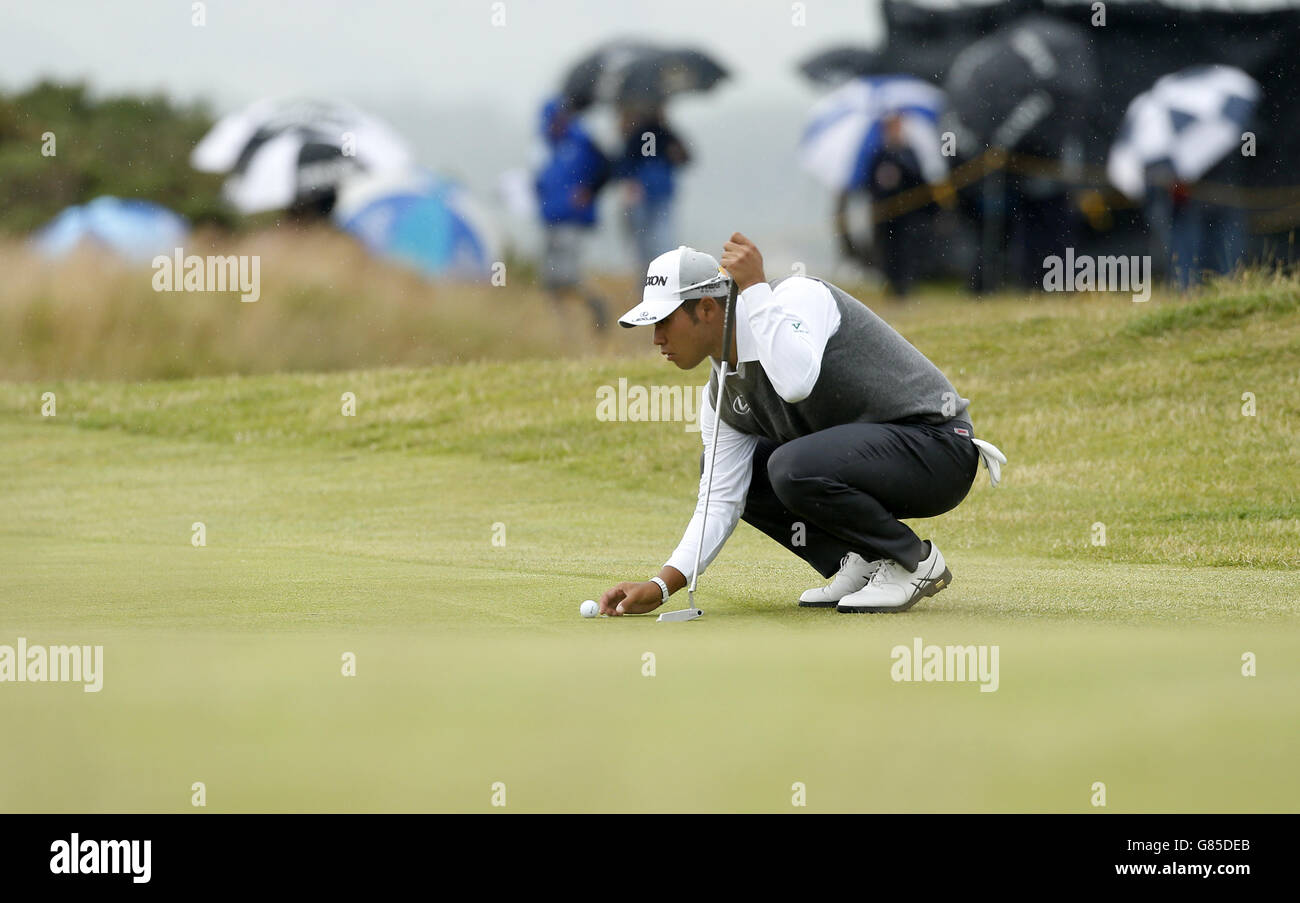 Golf - The Open Championship 2015 - Day Five - St Andrews. Japan's Hideki Matsuyama Stock Photo