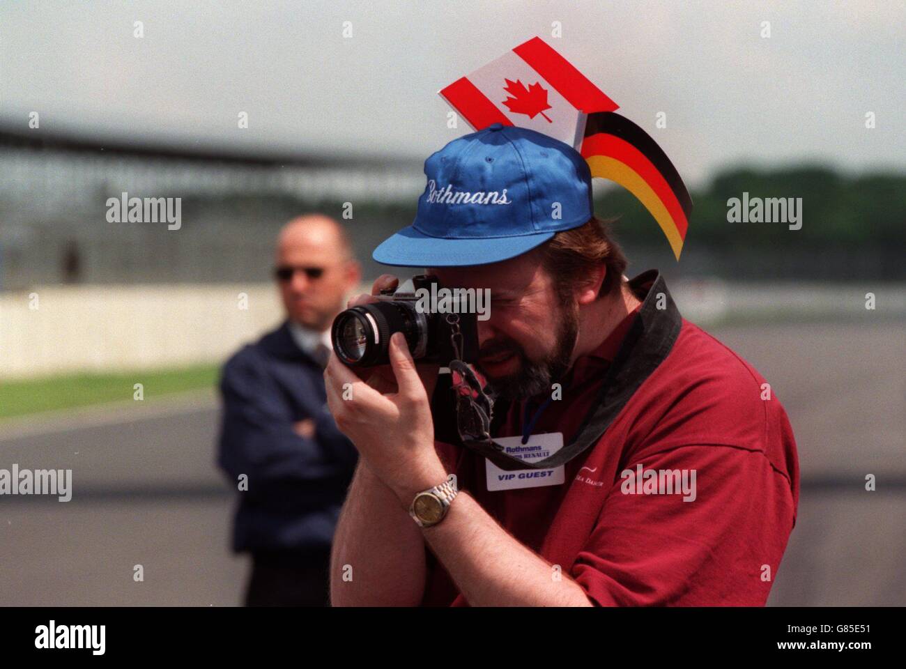 The Racing Success System By R Rothman Motor Racing - Rothmans Williams Team at Silverstone Stock Photo - Alamy