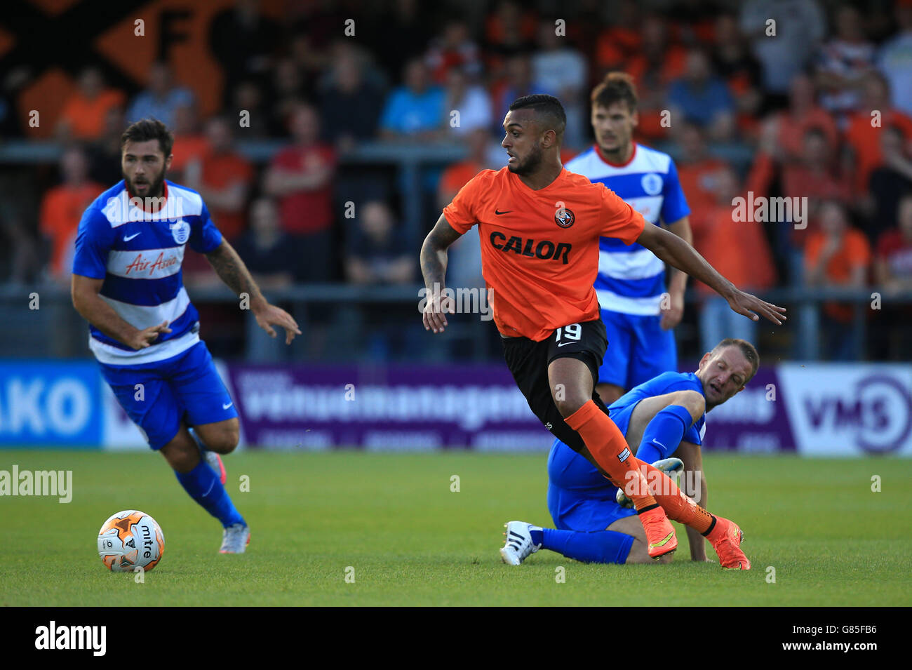 Soccer - Pre Season Friendly - Dundee United v Queens Park Rangers - The Hive Stadium Stock Photo