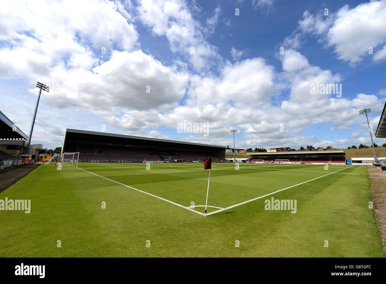 Soccer - Pre Season Friendly - Northampton Town v Derby County - Sixfields Stock Photo