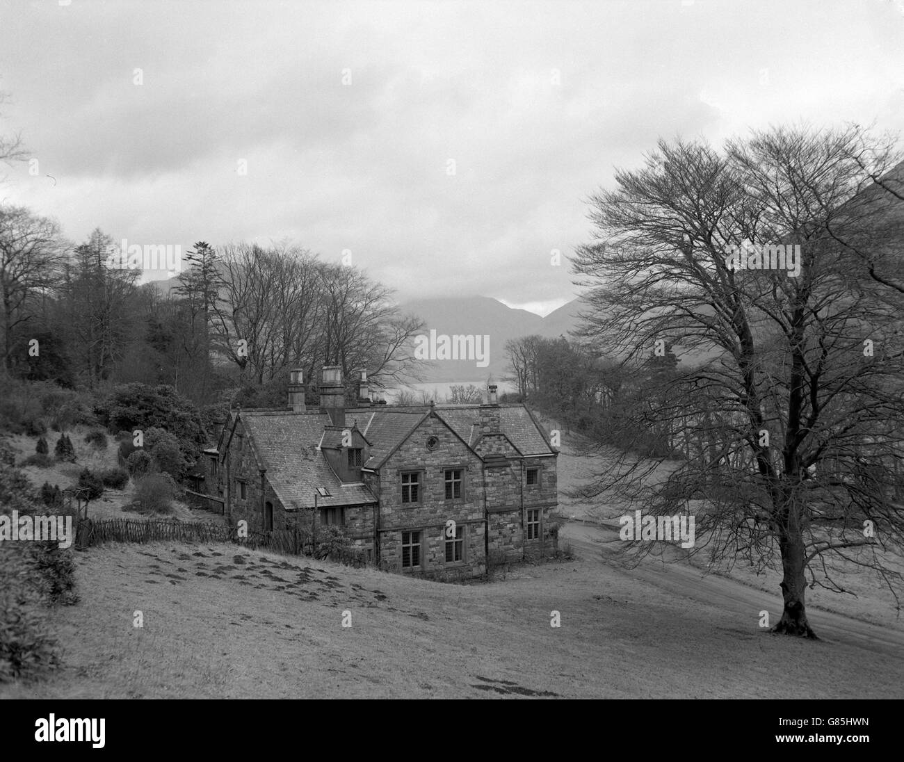 Wasdale Hall, a mansion at the foot of Wasdale screes in the Lake