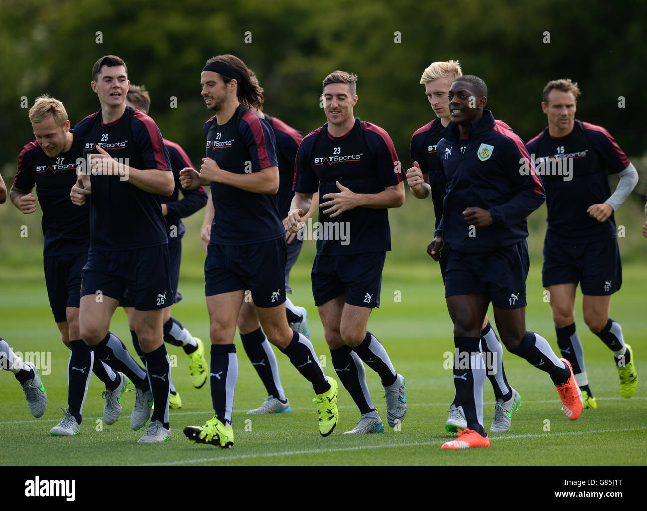 Soccer Burnley Fc Burnley Training Gawthorpe Training Ground Stock Photo Alamy
