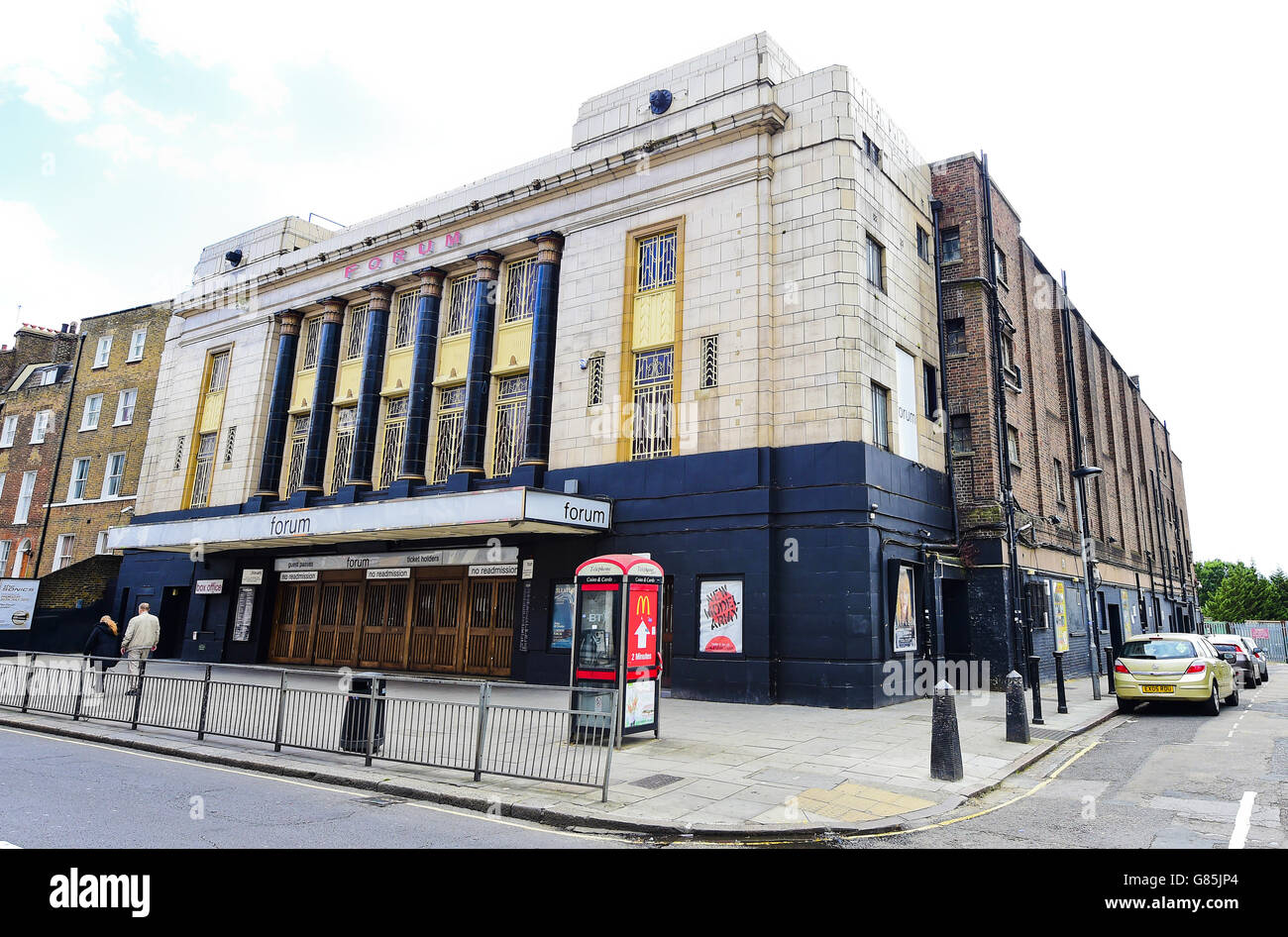 General view of The Forum, or sometimes Kentish Town Forum, a concert venue in Kentish Town, London, England Stock Photo