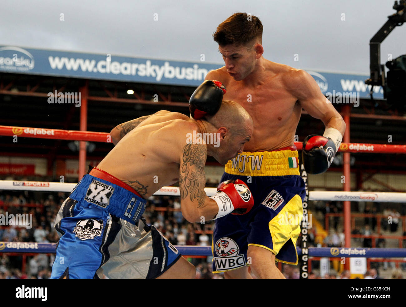 Boxing KC Lightstream Stadium Stock Photo Alamy