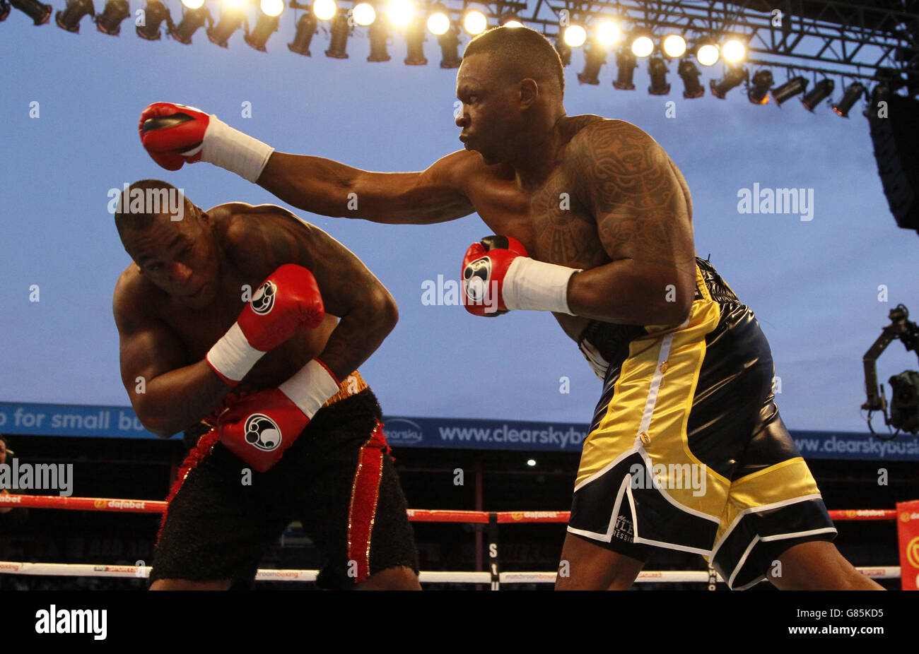 Boxing KC Lightstream Stadium Stock Photo Alamy