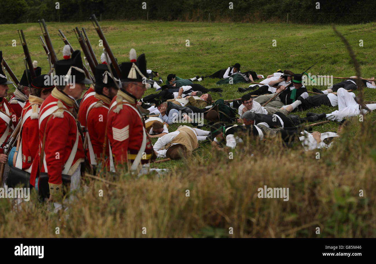 Vinegar Hill Battle reenactment Stock Photo Alamy