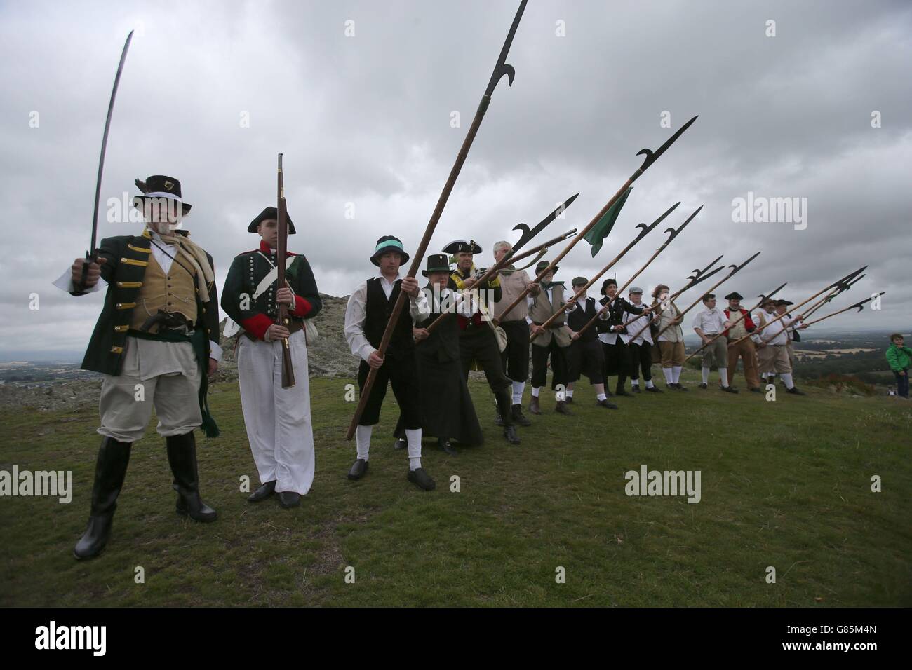 Vinegar Hill Battle reenactment Stock Photo Alamy