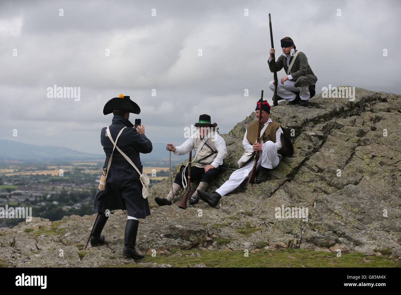 Vinegar Hill Battle reenactment Stock Photo Alamy