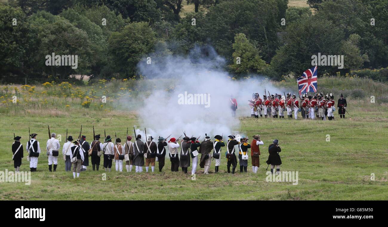 Standalone photo general view of the annual vinegar hill battle hires