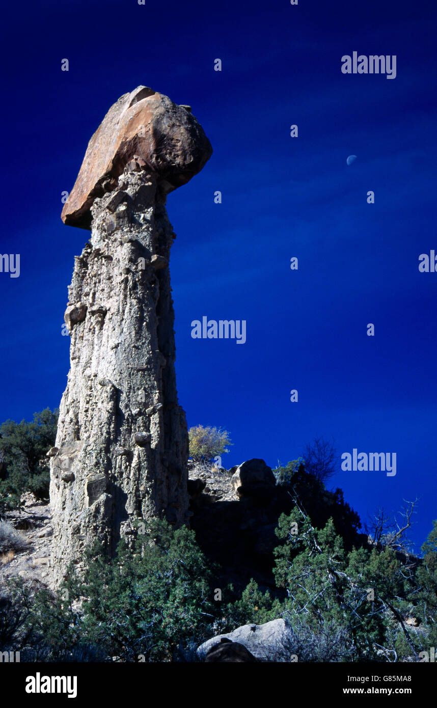 Colorado Usa Hoodoo In Spring Creek Canyon Little Bookcliffs Wilderness Study Area Stock Photo