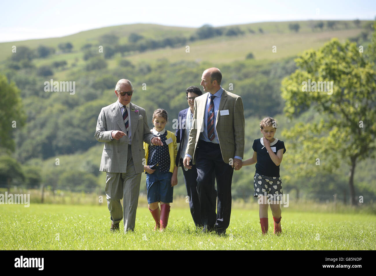 Royal visit to Wales - Day 5 - Stock Image