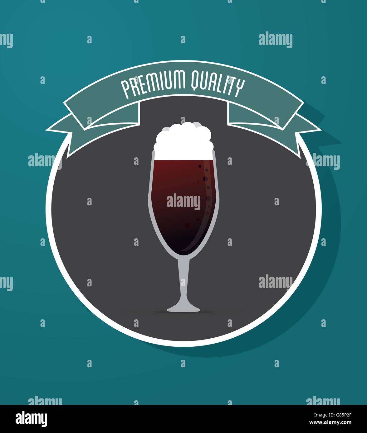 Beer glass icon. Drink and beverage design. Vector graphic Stock Vector ...