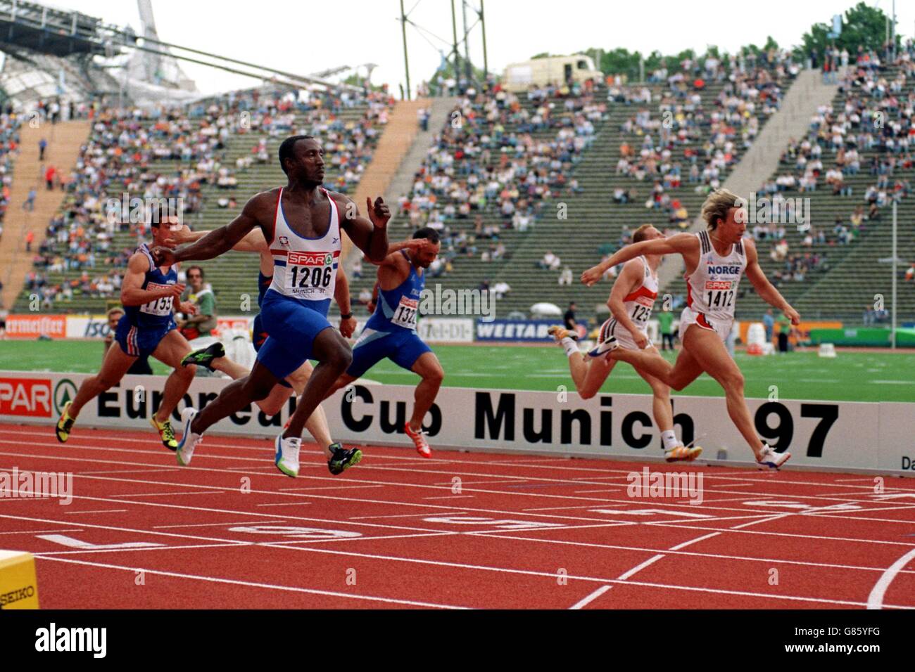 Athletics - Spar Europacup Final - Olympic Stadium - Munich Stock Photo
