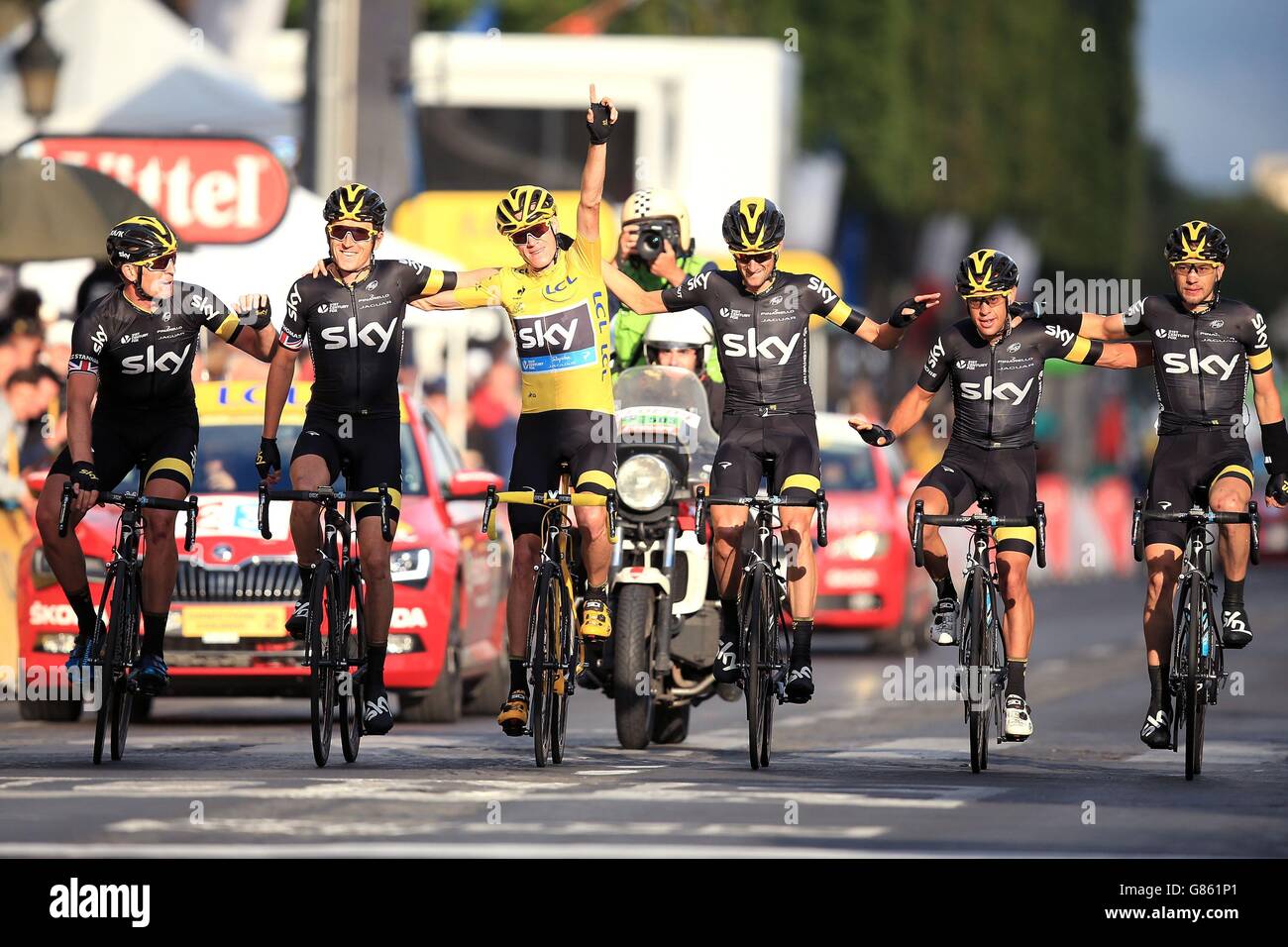 Maillot Cycliste Chris Froome - Team Sky - Critérium Du Dauphiné 2015 - Le Coq Sportif