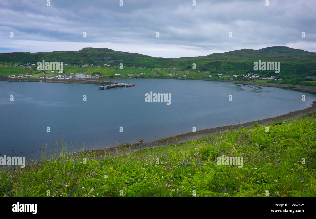 beautiful scene of isle of skye in scotland Stock Photo - Alamy