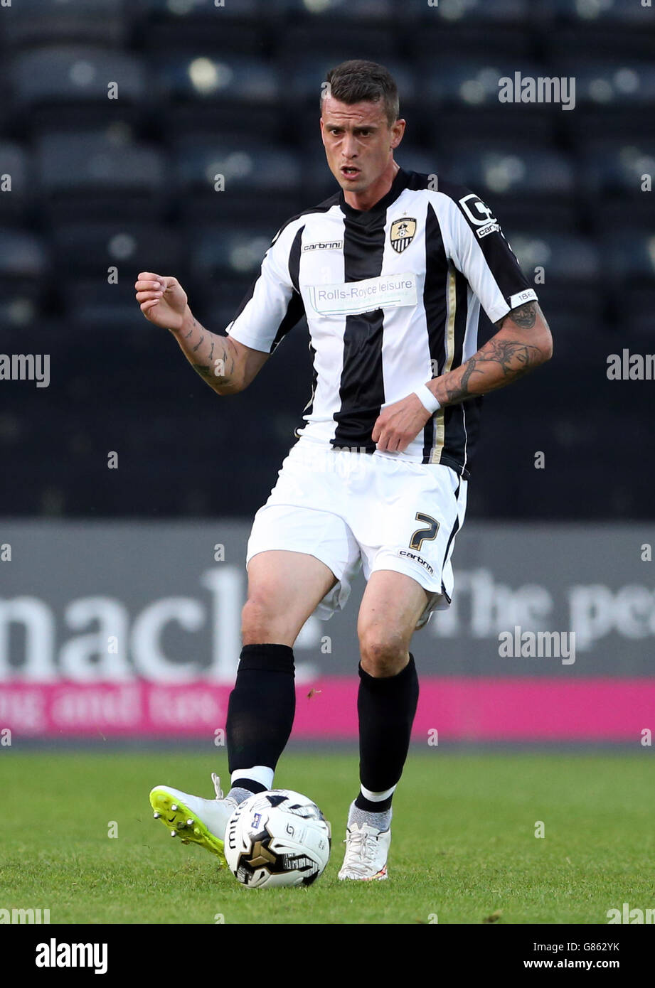 Soccer - Pre Season Friendly - Notts County v Scunthorpe United - Meadow Lane Stock Photo