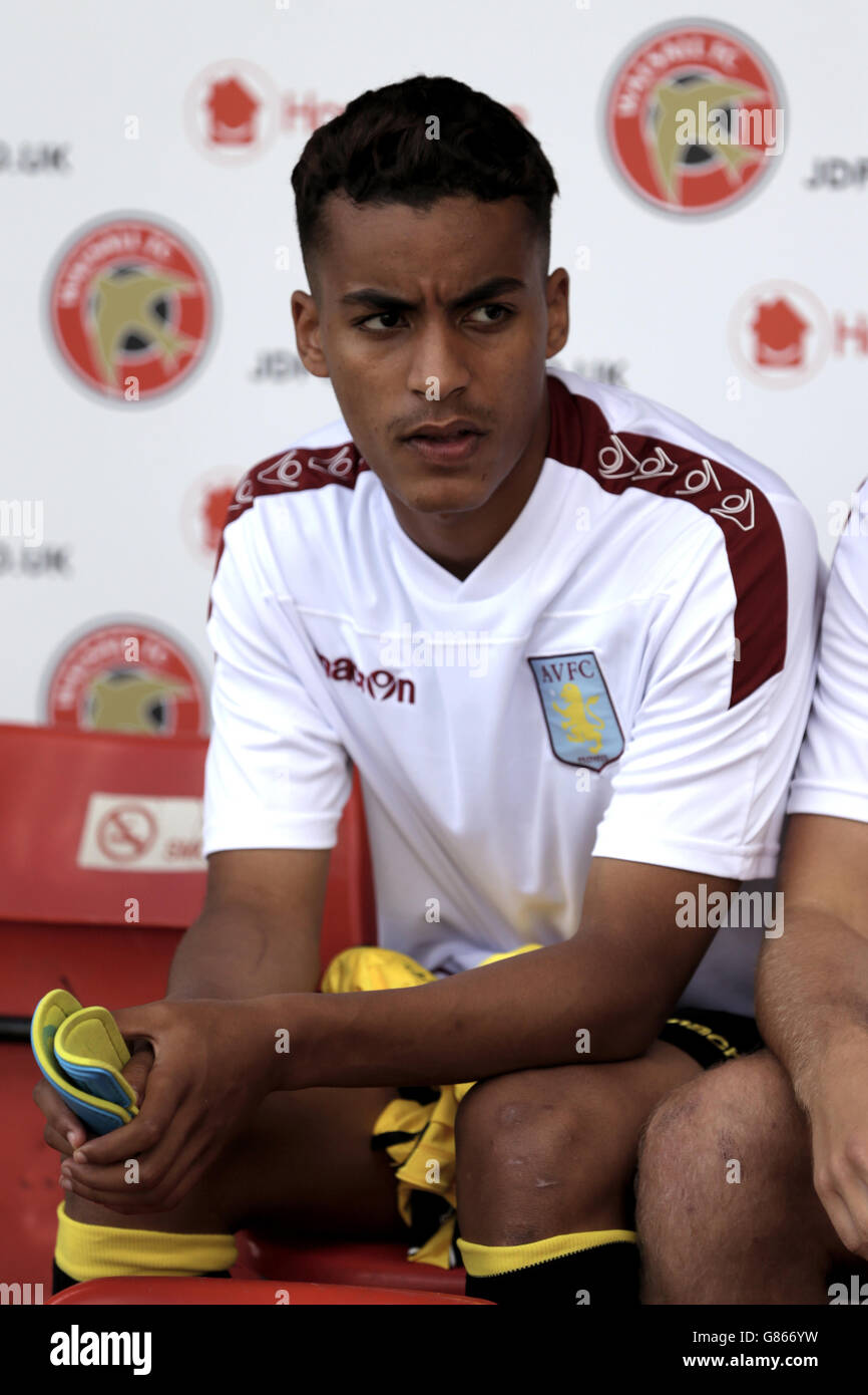 Soccer - Pre-season Friendly - Walsall v Aston Villa - Banks's Stadium Stock Photo