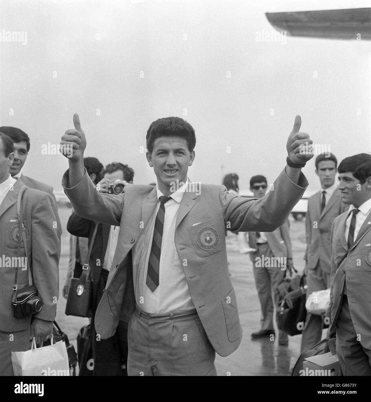 1966 world cup england suits Black and White Stock Photos