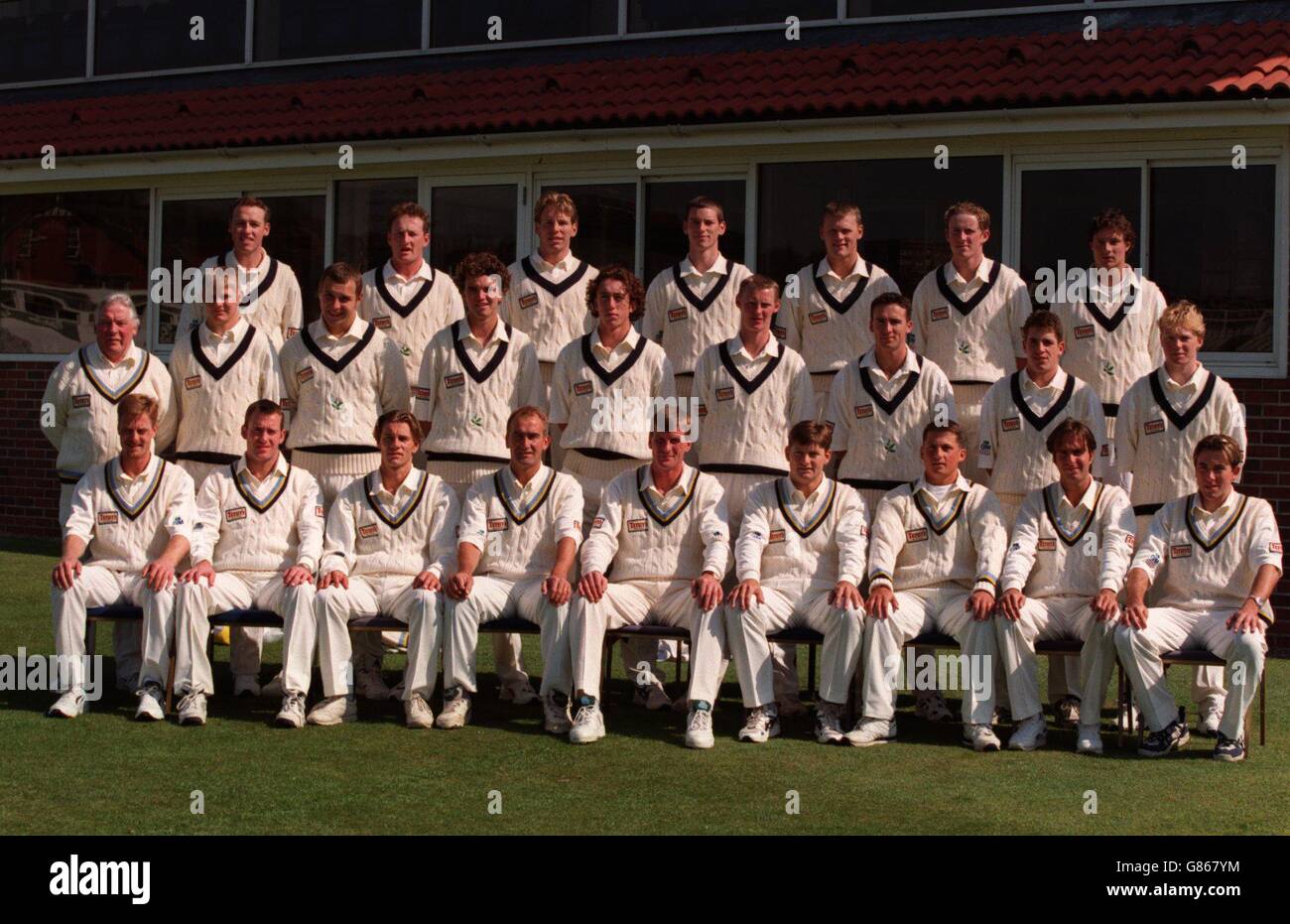 Cricket Yorkshire Photocall Stock Photo Alamy