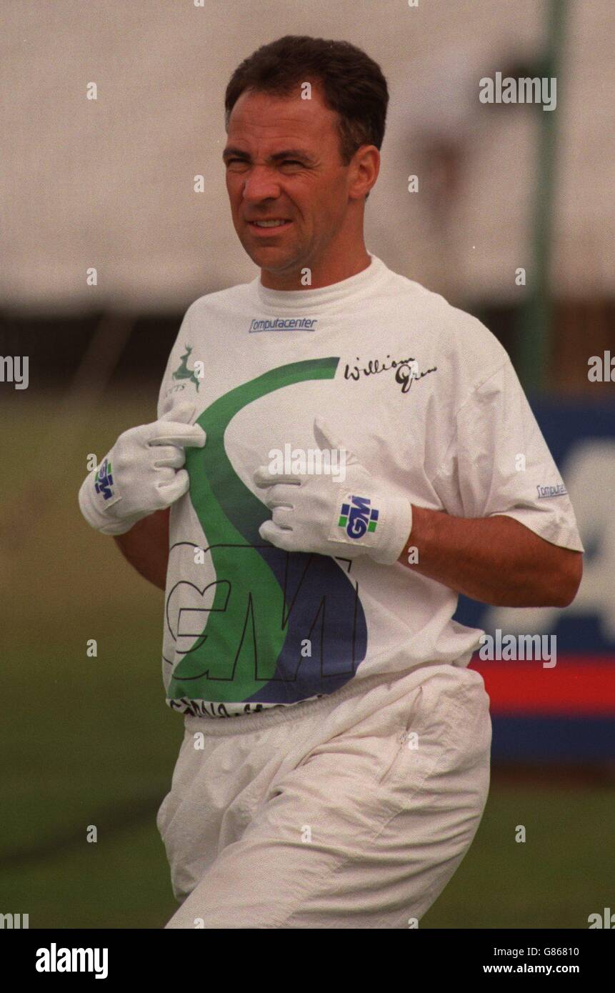 Cricket Computacentre Photocall. Tim Robinson Stock Photo Alamy
