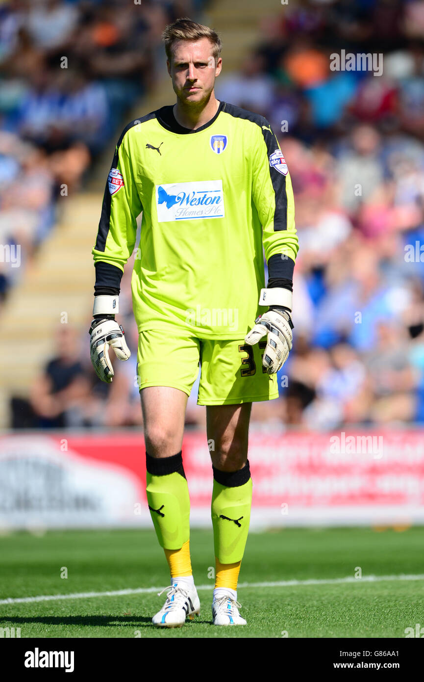 Soccer - Sky Bet League One - Colchester United v Blackpool FC - Weston Homes Community Stadium Stock Photo