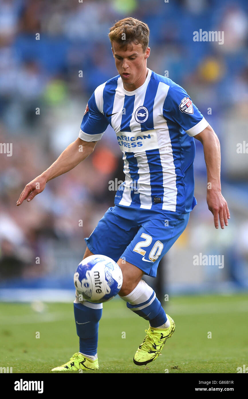 Soccer - Sky Bet Championship - Brighton and Hove Albion v Nottingham Forest - AMEX Stadium. Solly March, Brighton & Hove Albion Stock Photo