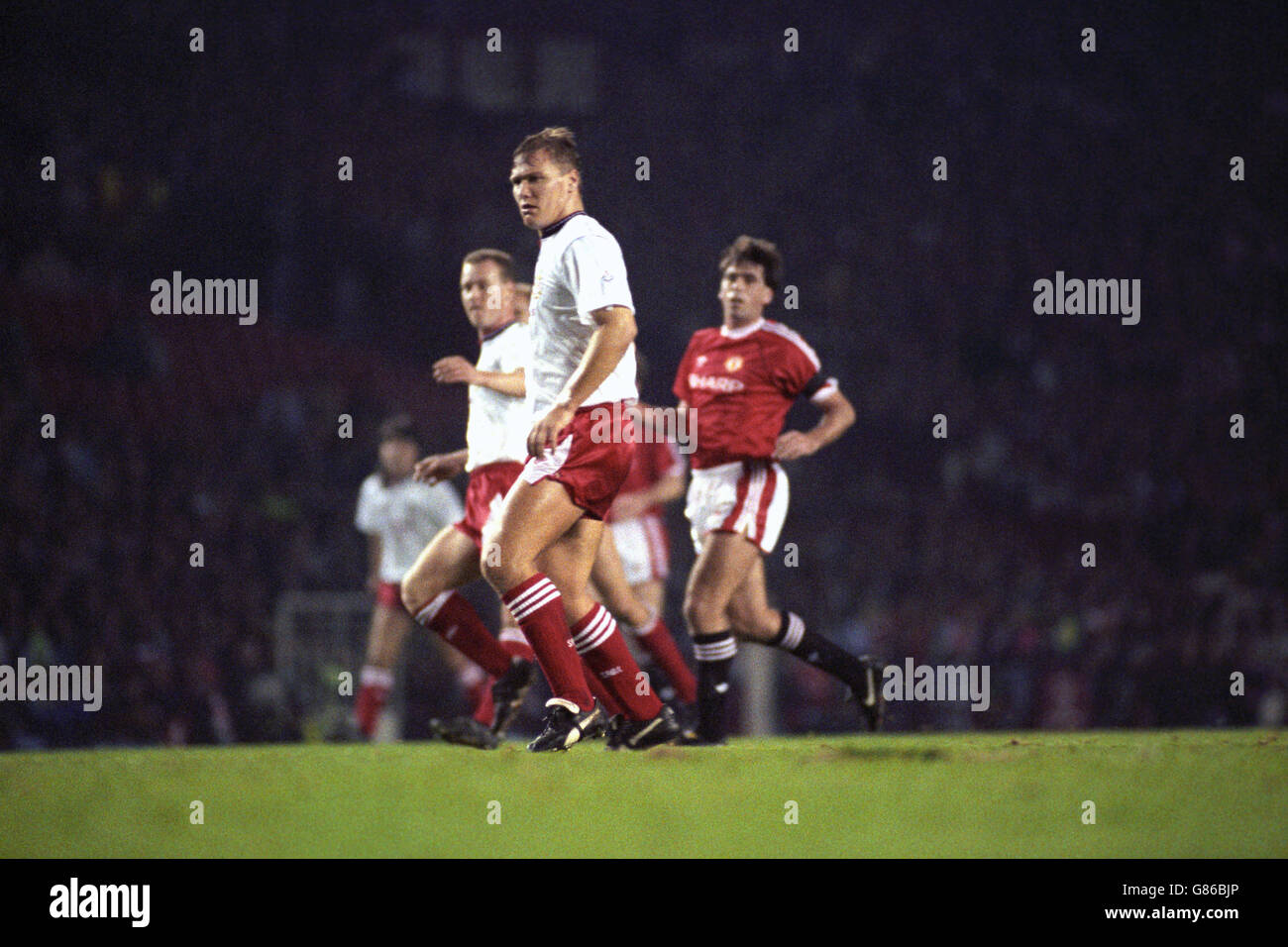 Soccer european cup winners cup wrexham v manchester united hires stock photography and images