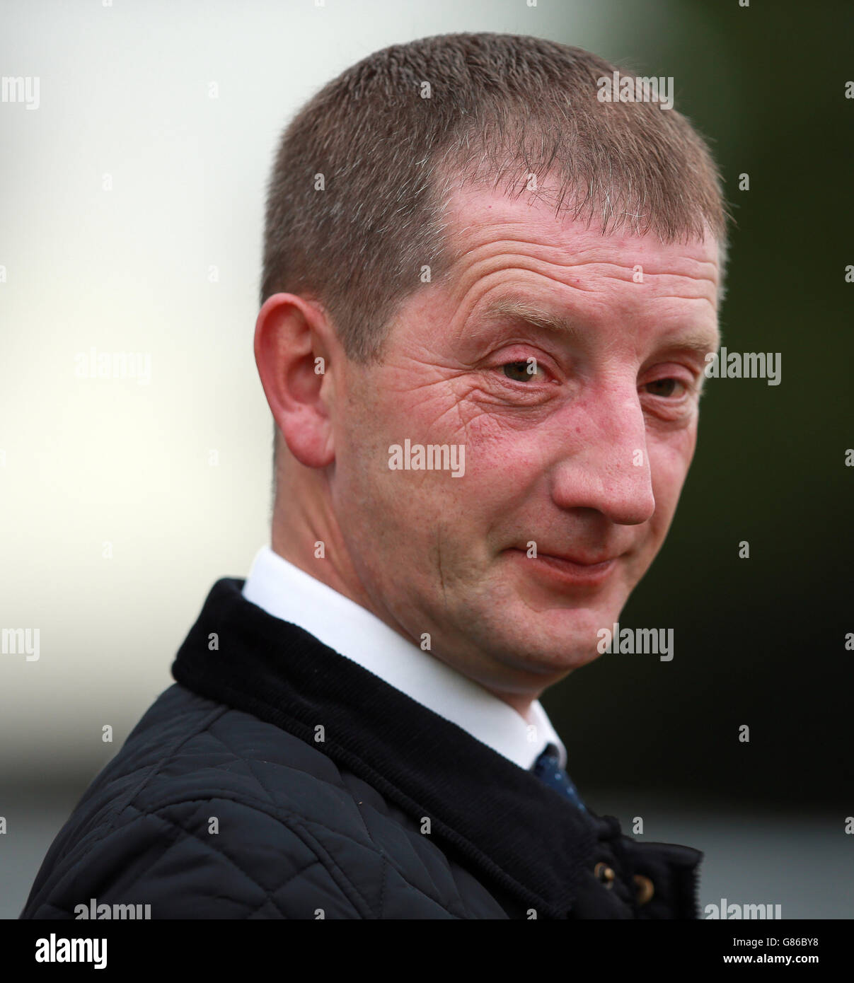 Trainer Darren Bunyan at Newbury Racecourse. PRESS ASSOCIATION Photo. Picture date: Friday August 14, 2015. See PA story RACING Newbury. Photo credit should read: David Davies/PA Wire Stock Photo