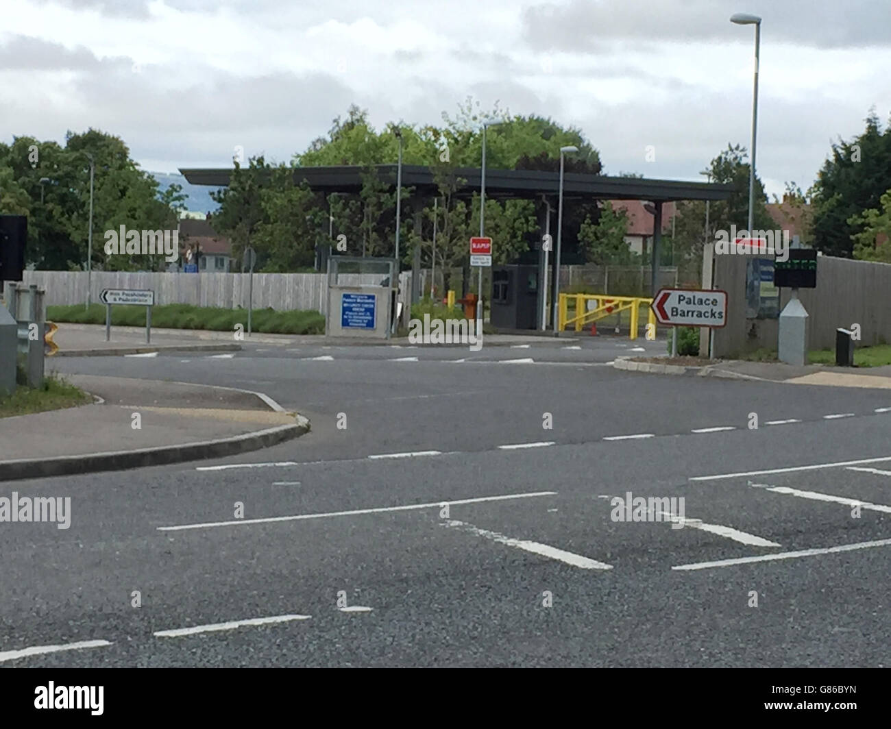 Palace barracks explosion hires stock photography and images Alamy