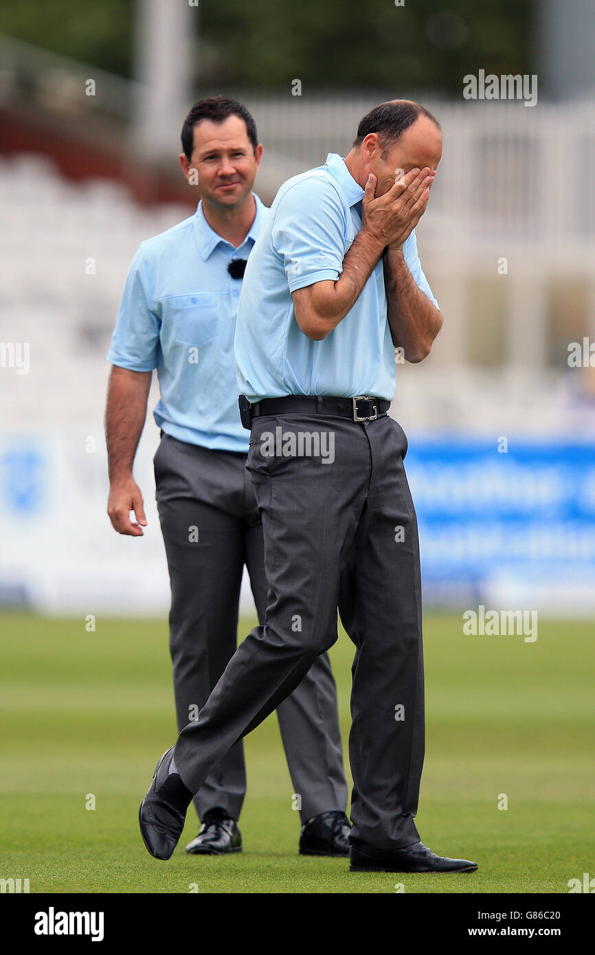 Sky sports cricket presenters nasser hussain and ricky ponting hires