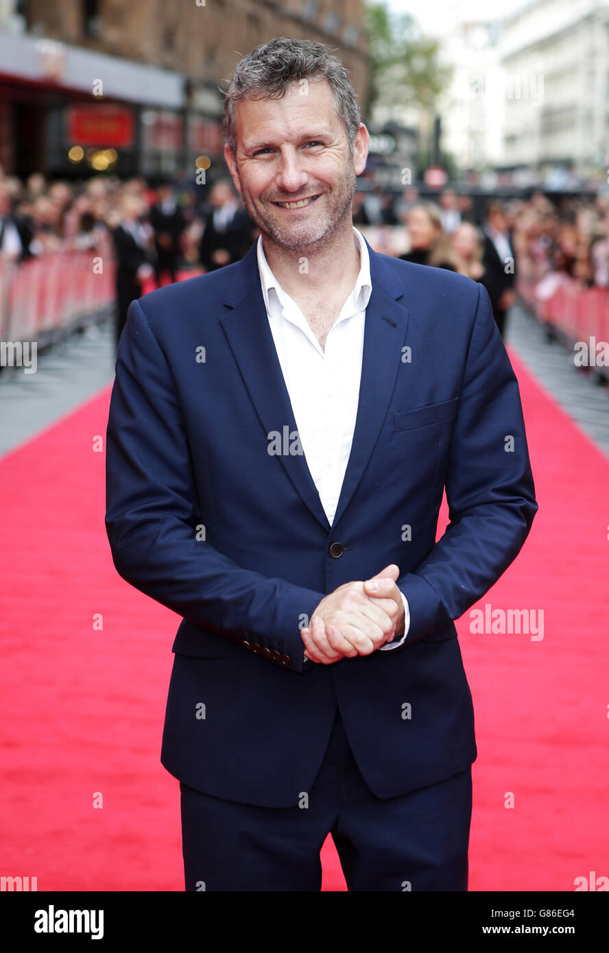 Adam Hills attending The Bad Education Movie World Premiere, held at Vue West End, Cranbourn Street, London. PRESS ASSOCIATION Photo. Picture date: Thursday August 20, 2015. Photo credit should read: Daniel Leal-Olivas/PA Wire Stock Photo