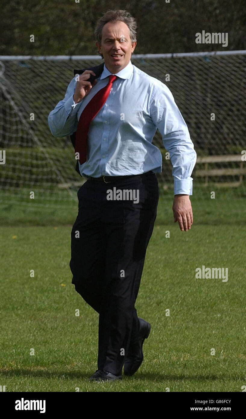 Prime minister Tony Blair arrives Stock Photo - Alamy
