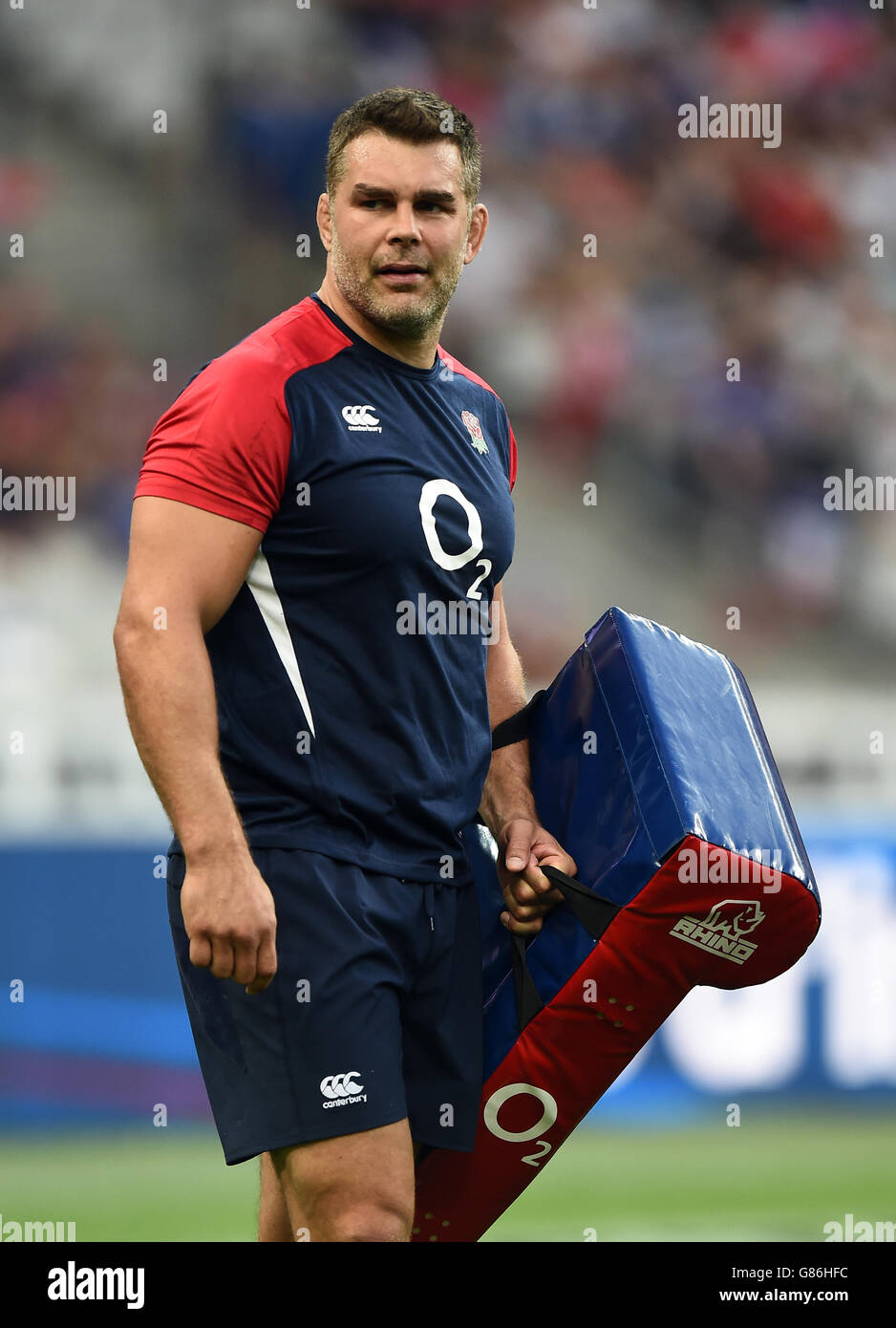 Rugby Union - World Cup Warm Up - France v England - Stade-de-France Stock Photo