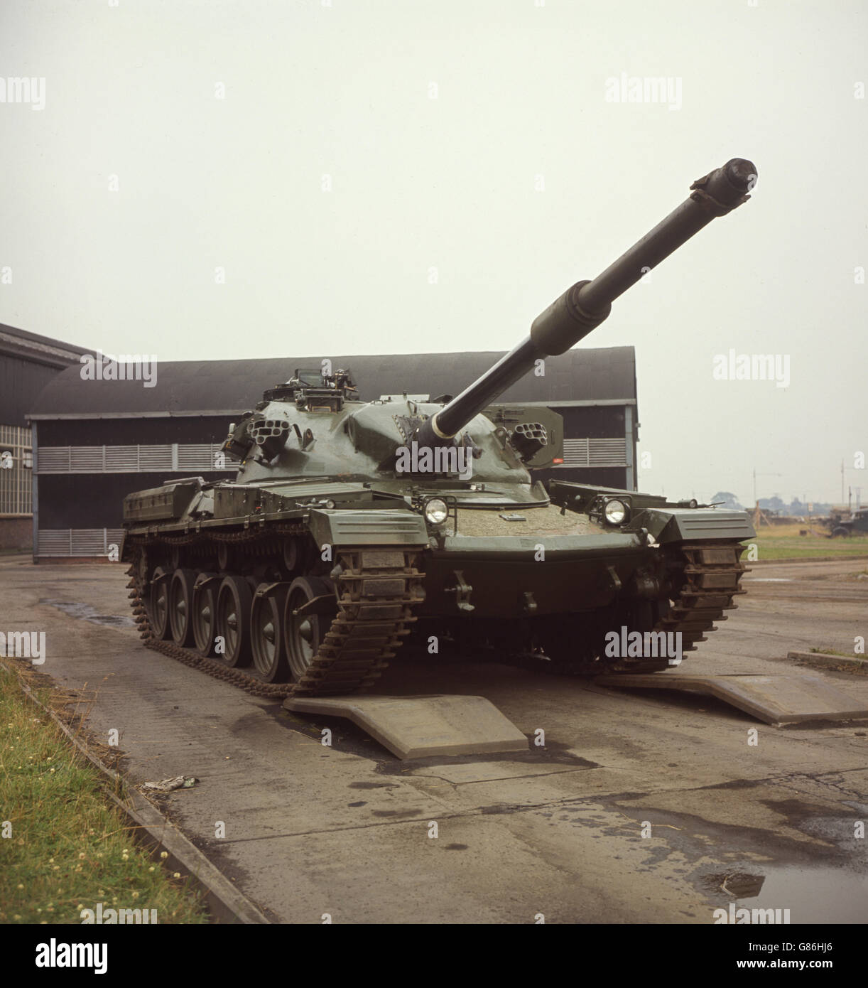 Military - British Army New Tank Stock Photo