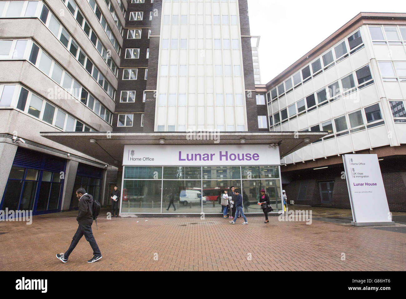 Lunar House in Croydon, south London which houses the headquarters of