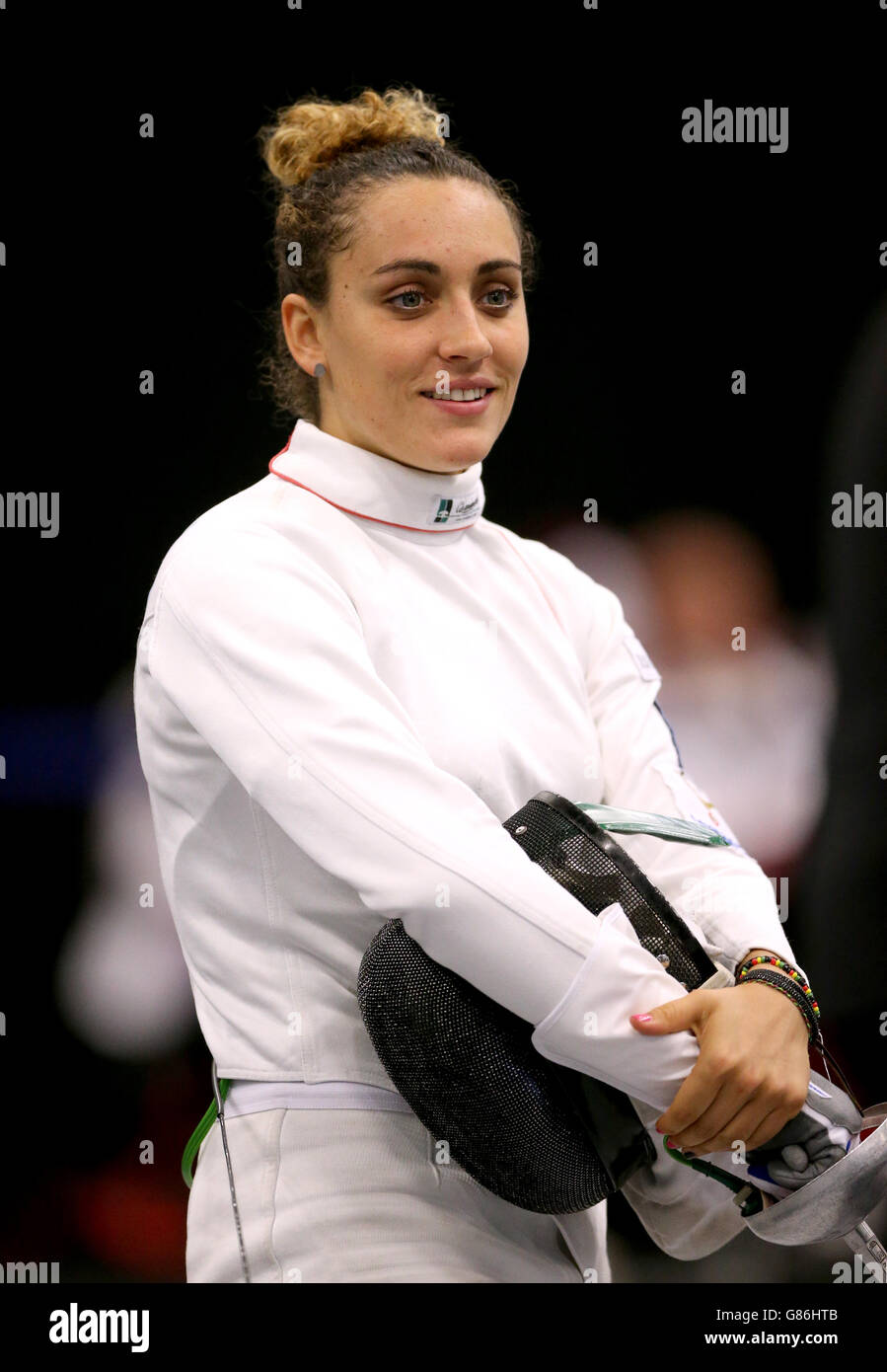 Italy's Francesca Gandolfo during day two of the European Modern Pentathlon Championships at the University of Bath. PRESS ASSOCIATION Photo. Picture date: Wednesday August 19, 2015. See PA story PENTATHLON European. Photo credit should read: Tim Goode/ PA Wire Stock Photo