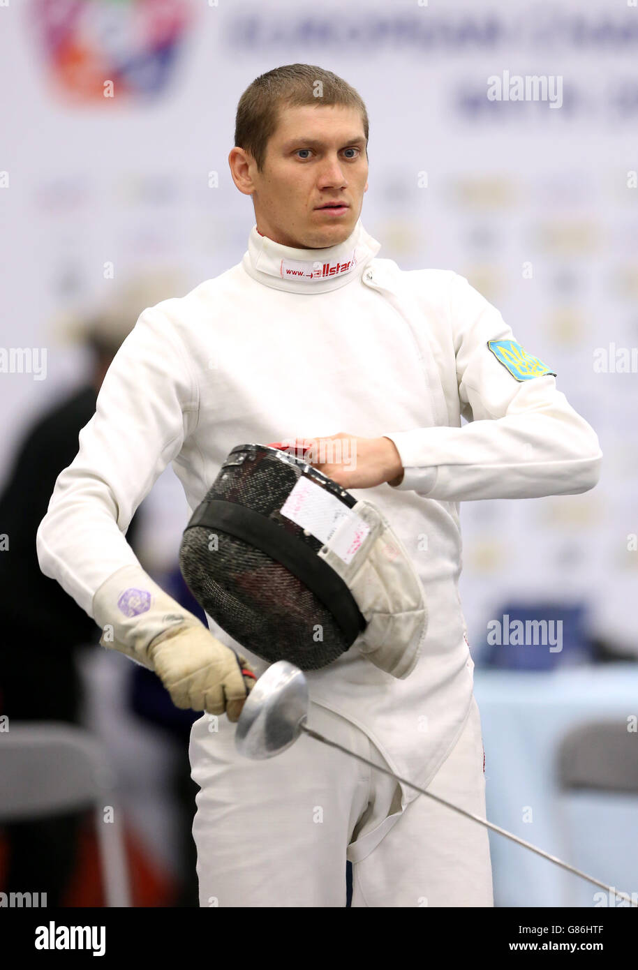 Ukraine's Dmyytro Kirpulyanskyy during day two of the European Modern Pentathlon Championships at the University of Bath. PRESS ASSOCIATION Photo. Picture date: Wednesday August 19, 2015. See PA story PENTATHLON European. Photo credit should read: Tim Goode/ PA Wire Stock Photo